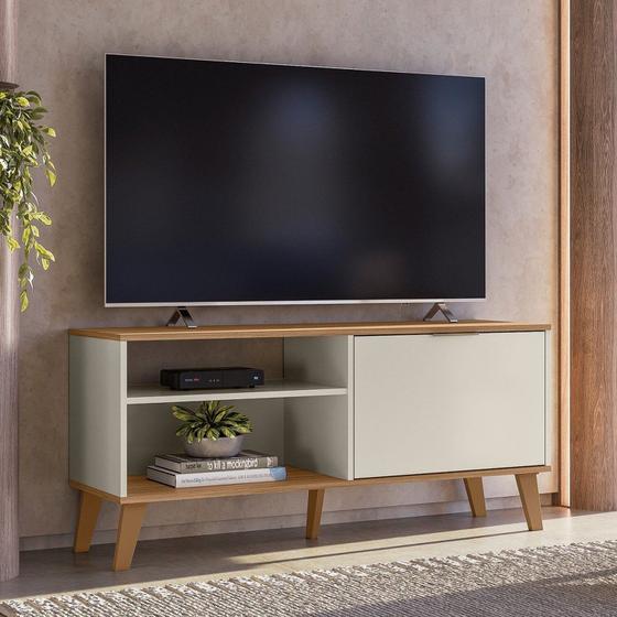 Rack para Tv até 50 Polegadas com 1 Porta Madri Menor preço em Rack para Tv até 50 Polegadas com 1 Porta Madri