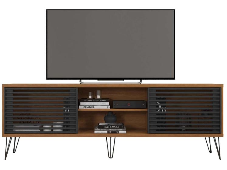 Rack para TV até 72” 2 Portas Caemmun Frizz Menor preço em Rack para TV até 72” 2 Portas Caemmun Frizz
