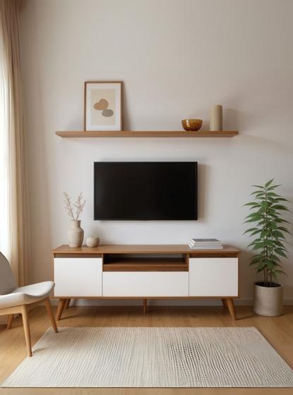 Rack para TV com Prateleira 150cm Retro Mdf Freijo Dallas - On Móveis Imagem de Rack para TV com Prateleira 150cm Retro Mdf Freijo Dallas - On Móveis