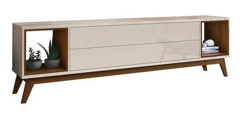 Imagem de Rack para tv delux horizon 2,20 largura off white/naturale