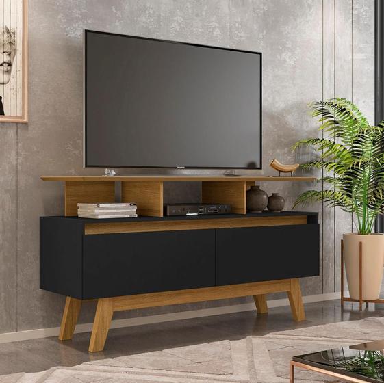 Rack Poseidon 1,2m - Quarta Divisão Móveis - Rack - Magazine Luiza