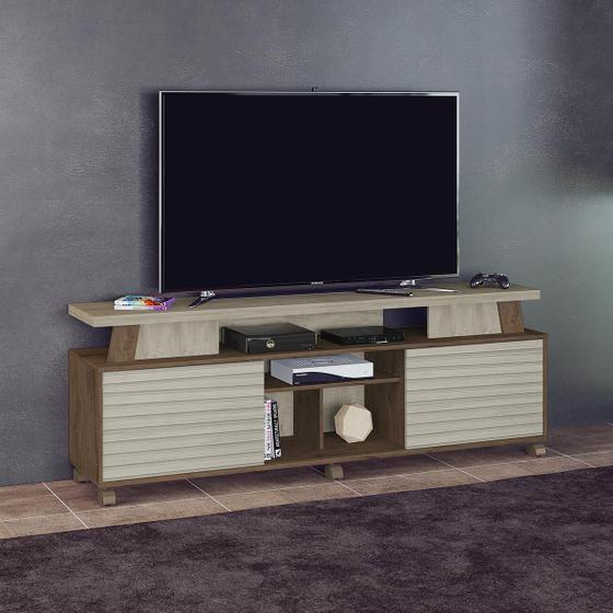 Rack Ripado para Sala 183 x 65 Cm TV até 75 Pol Dubai MDP Flex ...