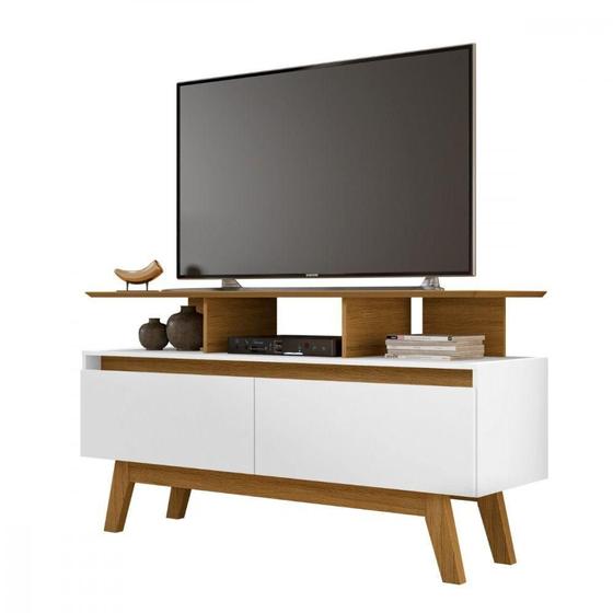 Rack Rubi Tv De Até 50 Polegadas Cinamomo Com Branco Bechara Cinamomo Com Branco Menor preço em Rack Rubi Tv De Até 50 Polegadas Cinamomo Com Branco Bechara Cinamomo Com Branco