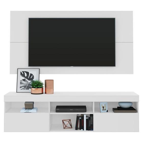 Imagem de Rack Suspenso com Painel para TV até 65" Multimóveis Flórida FG3299 Branco