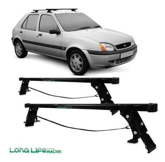 Barres De Toit ACE-4 Pour Ford Fiesta IV 1996-2002 - Sans Rails De Toit, Charge Max 75 Kg