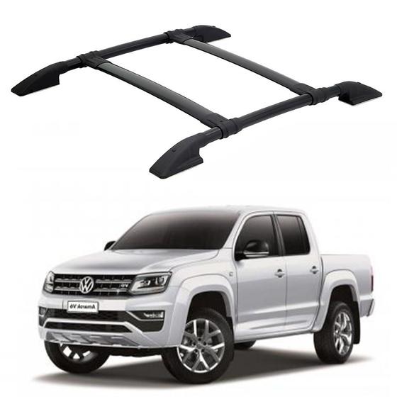 Imagem de Rack Teto Bagageiro Amarok 2014 2015 2016 2017 Preto Parafu.