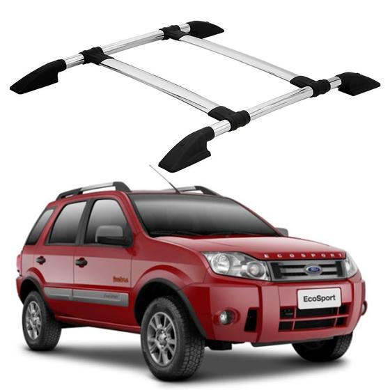 Imagem de Rack Teto Bagageiro Ecosport 2008 2009 2010 2011 Alumí Paraf