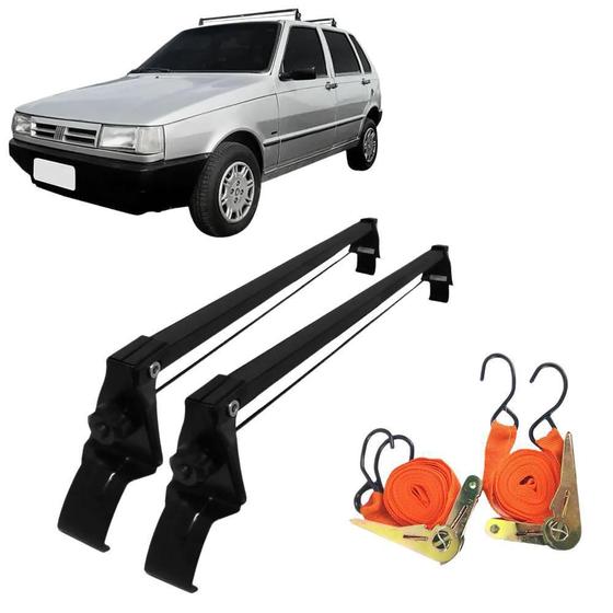 Imagem de Rack Teto Fiat Uno Mille 4 Portas 84 A 13 + 2 Cintas Catraca