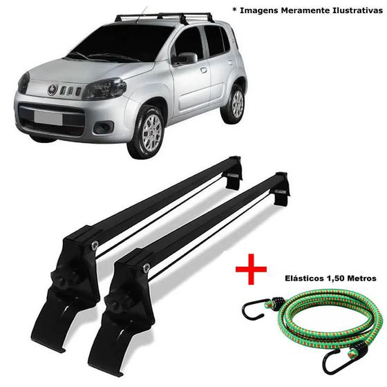 Imagem de Rack Teto Fiat Uno Vivace 4Pts 11 A 2017 e 1 Elastico Corda