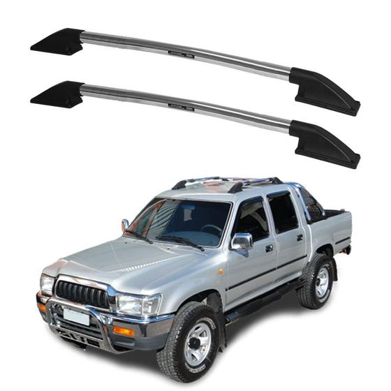 Imagem de Rack Teto Hilux 1997 1998 1999 a 2004 Aluminio Polido