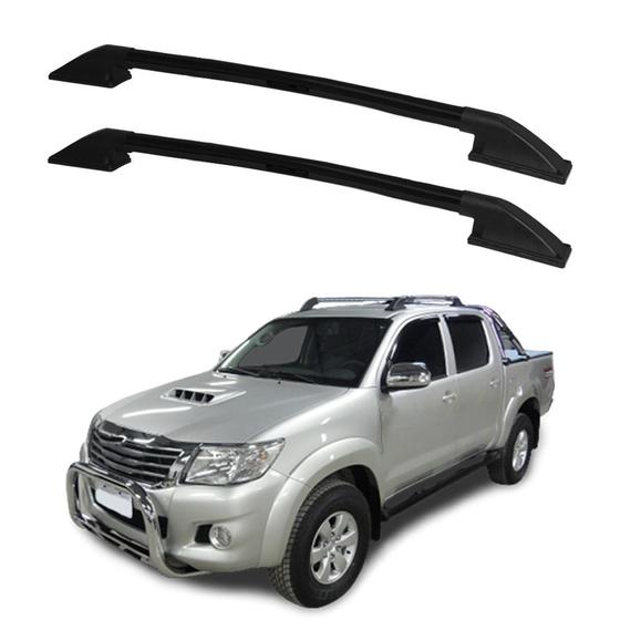 Imagem de Rack Teto Hilux 2010 2011 2012 2013 2014 2015 Preto