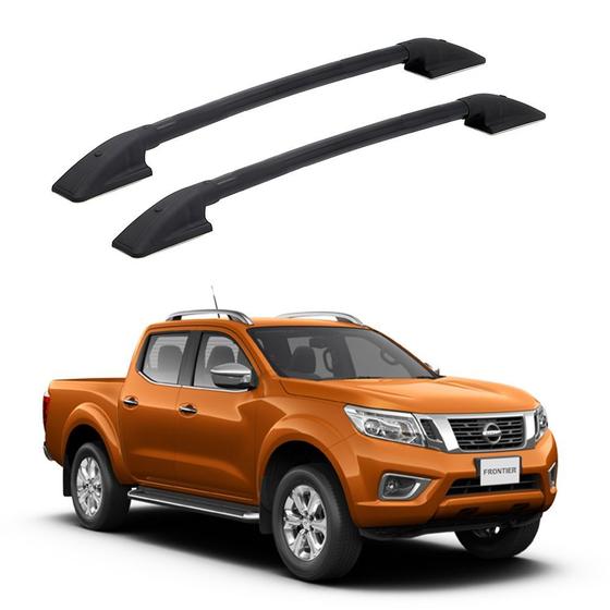 Imagem de Rack Teto Longarina Frontier Sel 2015 2016 2017 Preto Paraf.