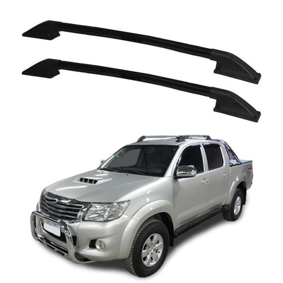 Imagem de Rack Teto Longarina Hilux 2005 2006 2007 2008 2009 Preto