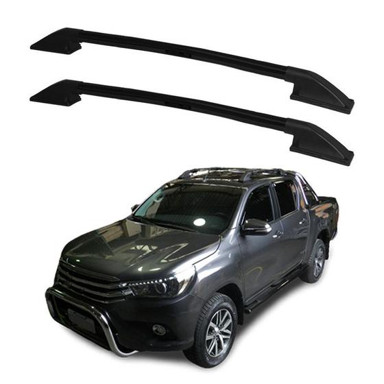 Imagem de Rack Teto Longarina Hilux 2018 2019 2020 2021 2022 Preto