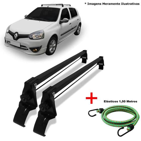 Imagem de Rack Teto Renault Clio 2001 A 2012 4P E 1 Elastico Corda