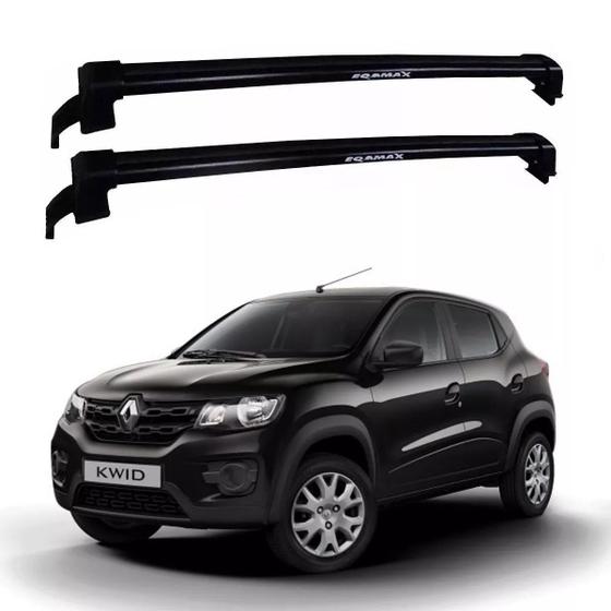 Rack Teto Renault Kwid 2017 2018 2019 Bagageiro Eqmax Preto Menor preço em Rack Teto Renault Kwid 2017 2018 2019 Bagageiro Eqmax Preto