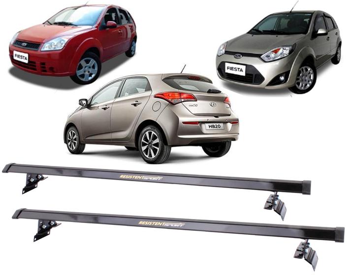 Rack Teto Resistent Sport Fiesta 4pts 02/14 / HB20 LW021 Menor preço em Rack Teto Resistent Sport Fiesta 4pts 02/14 / HB20 LW021