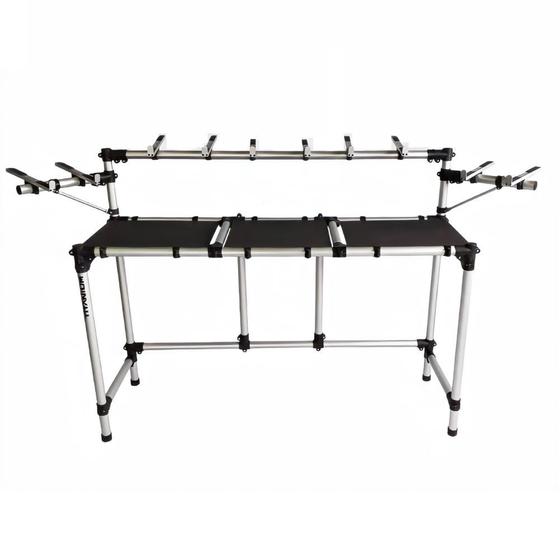Imagem de Rack Titanium Profissional Dj RDJ MK2 Custom Ideal Para CDJs, Toca-Discos ou Mixers