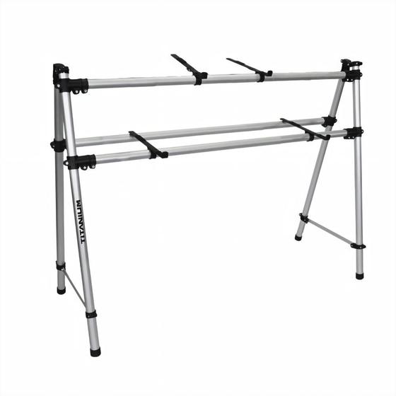 Imagem de Rack Titanium RA120 Ideal para DJs que Necessitam Acomodar um Notebook Aliado a Uso com um Teclado
