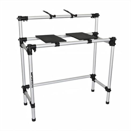 Imagem de Rack Titanium RDJ CDJ Case Bandeja Para CDJs, Mixer, Controlador, Arranjadores Em Hard Case