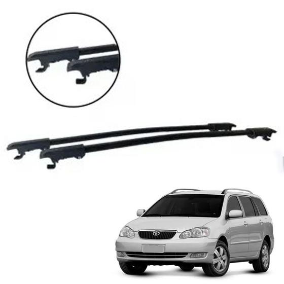 Rack Travessa de Teto Toyota Corolla Fielder Long Life aço - Rack e ...