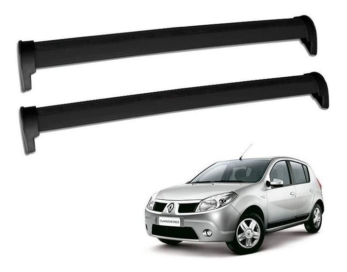 Imagem de Rack Travessa Teto Renault Sandero 2007 Á 2012 Cor Preto