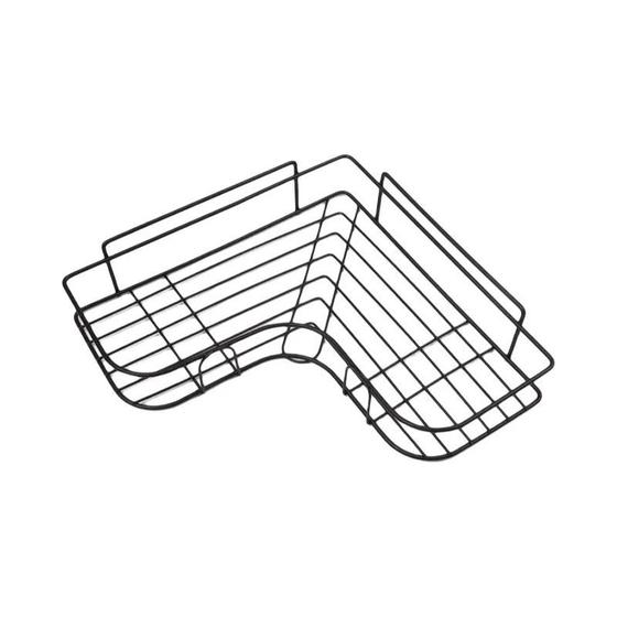 Imagem de Rack Triangular de Ferro Engrossado para Cozinha e Banheiro - Armazenamento de Canto Durável
