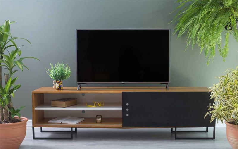 Rack Tv Moderno Mdf Freijó Pé Metal Estilo Industrial Porta De Correr Preta Crosby (183X43,6X48,5 Cm) Menor preço em Rack Tv Moderno Mdf Freijó Pé Metal Estilo Industrial Porta De Correr Preta Crosby (183X43,6X48,5 Cm)