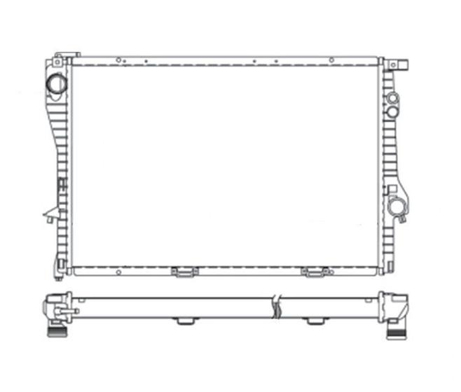 Imagem de Radiador bmw 528i 540i 740i il 750i 2.8 4.4 5.4 1995 a 1998 