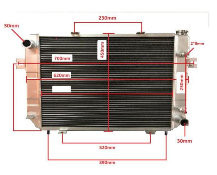 Imagem de Radiador de agua empilhadeira goodsense - wecan - heli - tcm