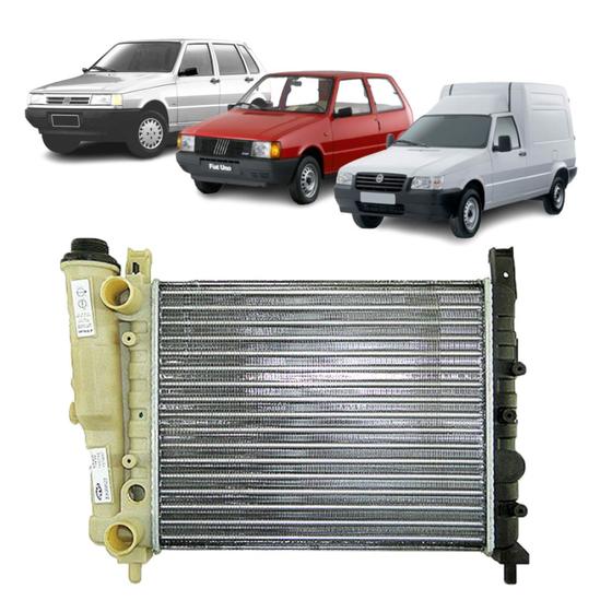 Imagem de Radiador de Agua Motor Carro Fiat Fiorino Premio Uno 85 a 93