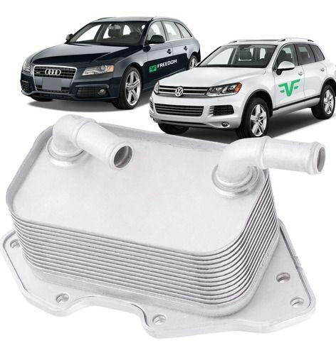 Imagem de Radiador de oleo motor audi a4 a5 a6 a7 s4 s5 q5 q7 3.0 3.2 vw touareg 3.6 4.2 v6 v8 - 2009 a 2013