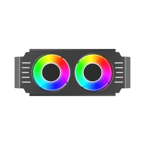 Radiador De Resfriamento RGB Ventilador Duplo De 120 Mm ARGB Sync PWM Para Módulo De Memória RAM De Menor preço em Radiador De Resfriamento RGB Ventilador Duplo De 120 Mm ARGB Sync PWM Para Módulo De Memória RAM De