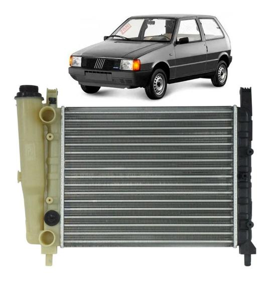 Imagem de Radiador Fiat Uno 1.3 1985 1986 1987 1988 1989 Vaso Pequeno