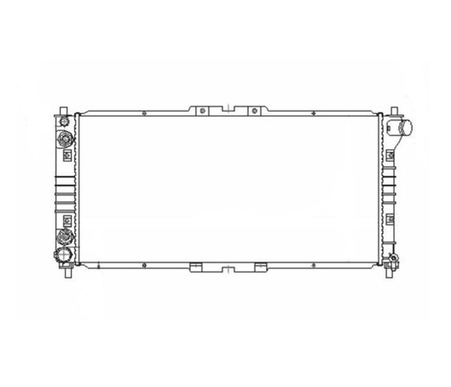 Imagem de Radiador mazda 626 mx6 2.5 com e sem ar 1991 a 1995 notus 