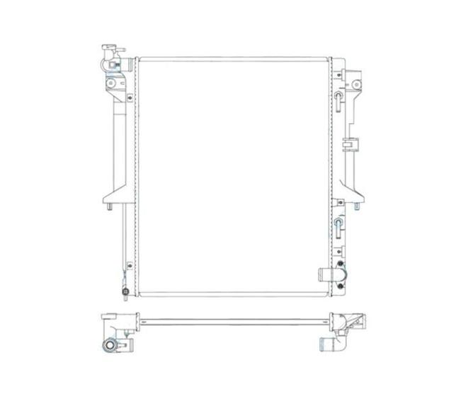 Imagem de RADIADOR MITSUBISHI L200 TRITON 3.2 DIESEL 2007 a 2023 NOTUS 