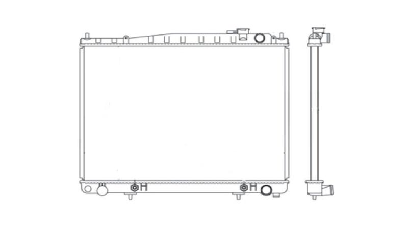 Imagem de Radiador nissan pathfinder 3.3 com e sem ar 1996 1997 a 2001 