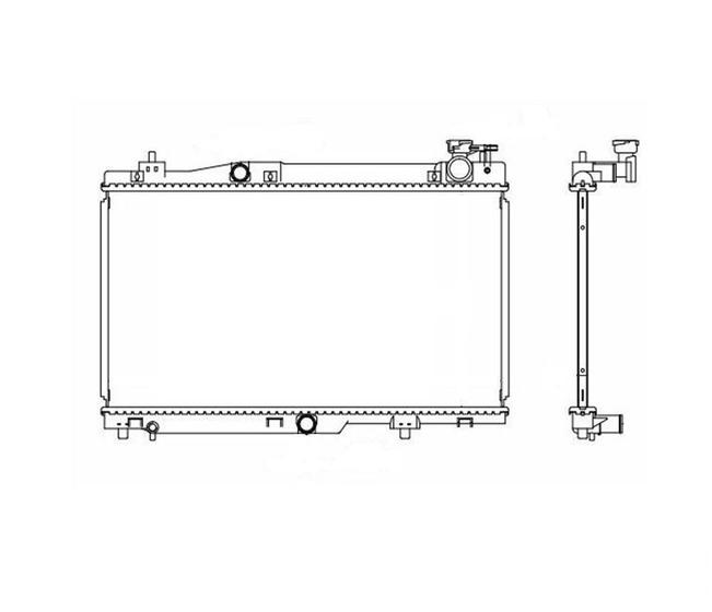 Imagem de Radiador para chery face 1.3 ar manual 2010 a 2015