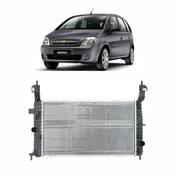 Imagem de Radiador para meriva 1.8 com e s ar 2002 a 2009