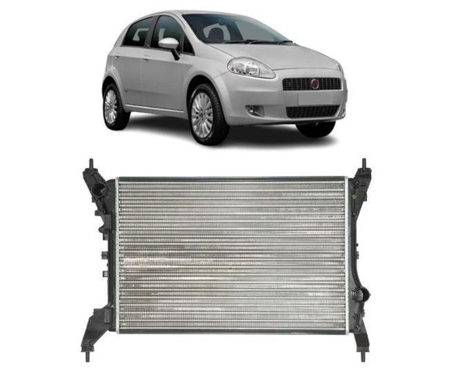 Imagem de Radiador para punto com e s ar 2008 2009 2010 a 2017