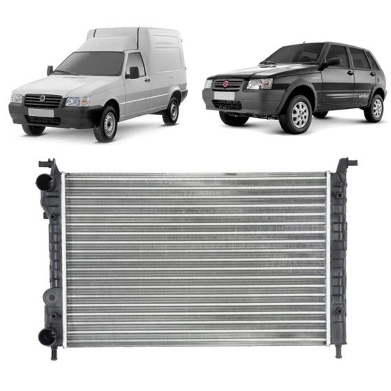 Imagem de Radiador para uno fiorino 1.0 1.3 fire flex 2004/2013 valeo