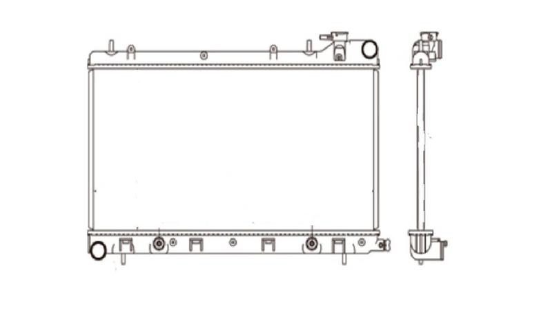 Imagem de Radiador subaru impreza manual automatico 2.0 1999 a 2002 