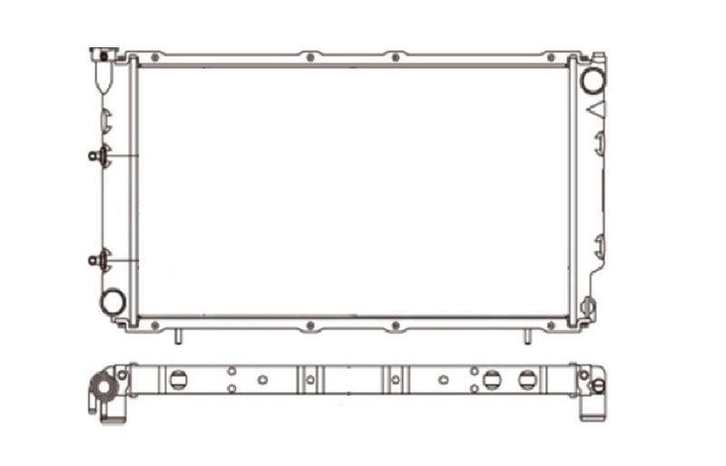 Imagem de Radiador subaru legacy com e sem ar 1989 1990 a 1994 notus 