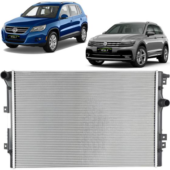 Imagem de Radiador Tiguan 2.0 2008 2009 2010 2011 2012 Até 2014 - Novo