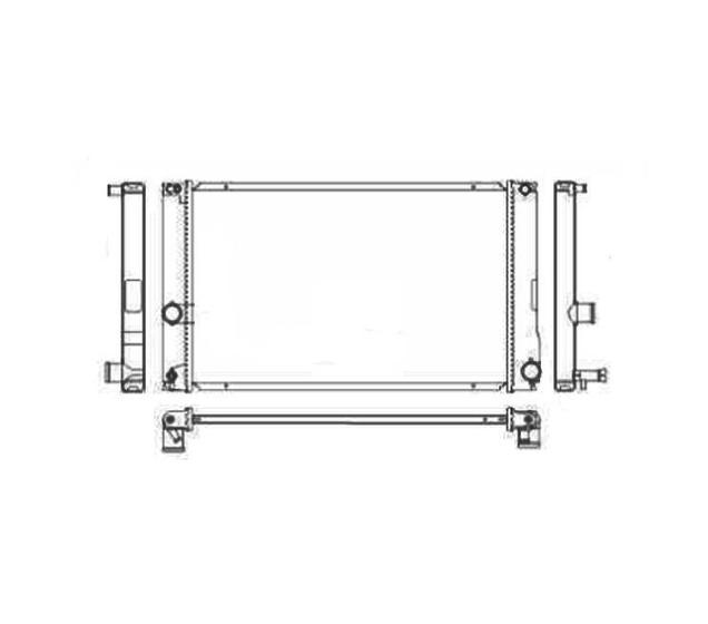 Imagem de Radiador toyota prius automatico com ar 2016 a 2021 notus 