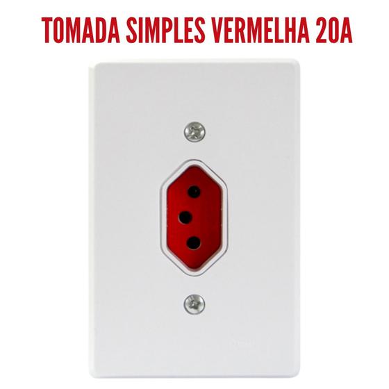 Imagem de Radial Linha Gelo Tomada ou Interruptor 4x2 10A/20A Apagador