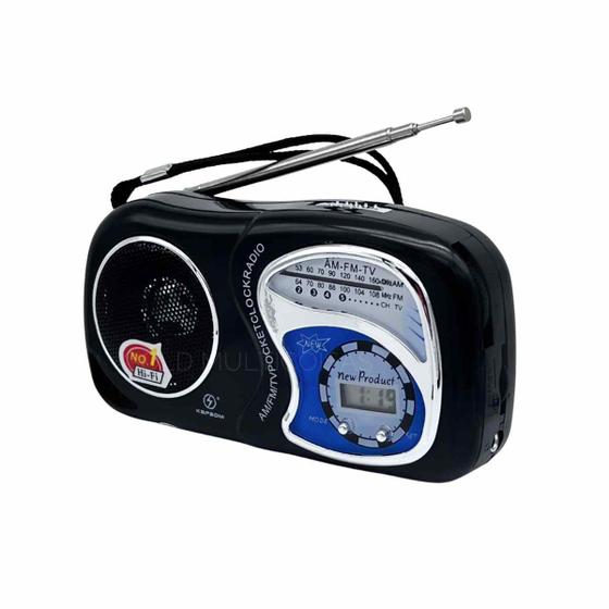 Rádio Am/Fm de Bolso Analógico portátil Clássico Retro Gold Rádio