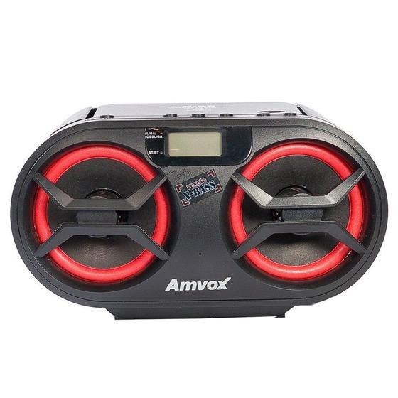 Imagem de Rádio Amvox AMC-595 CD, Entradas USB, Auxiliar e Bluetooth, Rádio FM, Display Digital, 15W RMS