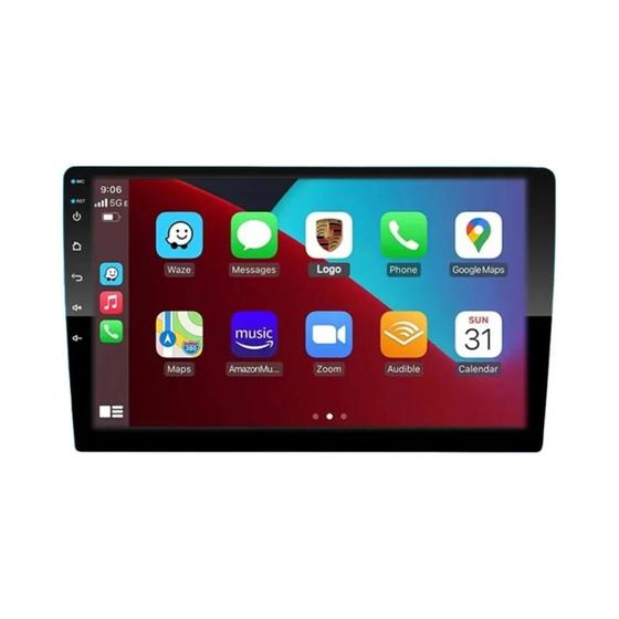 Imagem de Rádio Automotivo 2 DIN Android com Tela QLED IPS de 7, 9 ou 10 Polegadas - Wi-Fi e GPS