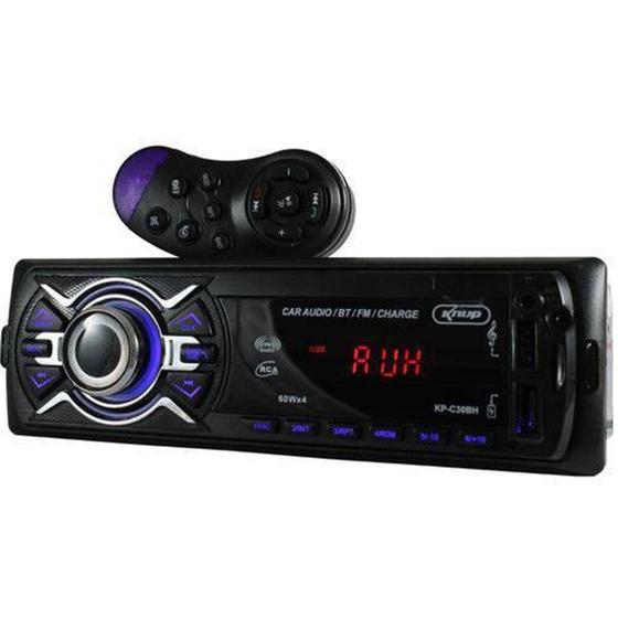 Imagem de Rádio Automotivo Bluetooth 60w X4 Usb Sd Aux Quick Charger Kp-c30bh - Knup